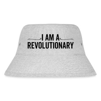 I Am a Revolutionary - Stanley/Stella Recycled Bucket Hat - heather grey - Front