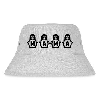Mama - Stanley/Stella recycelter Bucket Hat - Grau meliert - Vorne