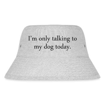 Dog Hund - Stanley/Stella Recycled Bucket Hat - heather grey - Front