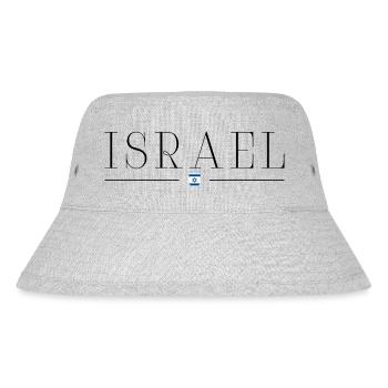 I love Israel - Stanley/Stella Recycled Bucket Hat - heather grey - Front