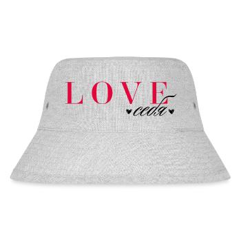 Love себя - Stanley/Stella recycelter Bucket Hat - Grau meliert - Vorne