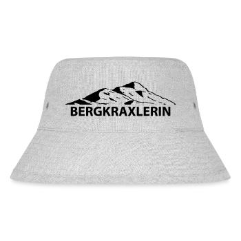 Bergkraxlerin - (7) - Stanley/Stella recycelter Bucket Hat - Grau meliert - Vorne
