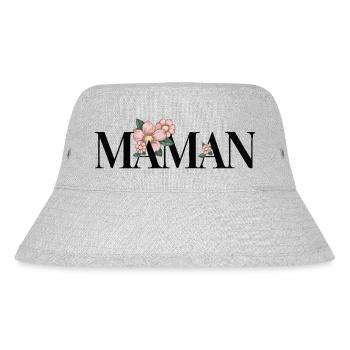 idee cadeau maman fete des meres anniversaire - Bob recyclé Stanley/Stella - gris chiné - Devant