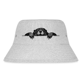 Otter - Stanley/Stella recycelter Bucket Hat - Grau meliert - Vorne