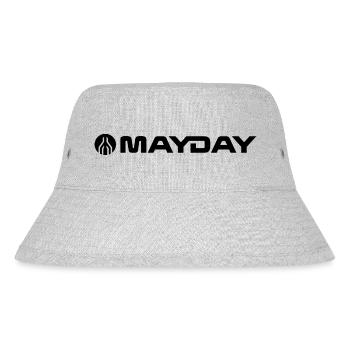 MAYDAY United Festival Merch Schwarzes Logo - Stanley/Stella recycelter Bucket Hat - Grau meliert - Vorne