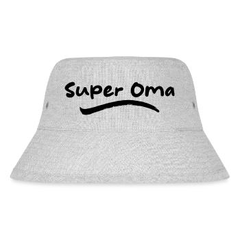 Super Oma - Stanley/Stella recycelter Bucket Hat - Grau meliert - Vorne
