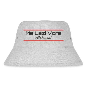 Ardeşen Artaşeni Lazca Lazisch - Stanley/Stella recycelter Bucket Hat - Grau meliert - Vorne