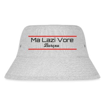 Borçka Borçxa Çxala Lazca Lazisch - Stanley/Stella recycelter Bucket Hat - Grau meliert - Vorne