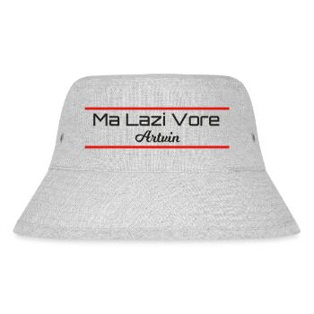 Artvin Lazca Lazisch - Stanley/Stella recycelter Bucket Hat - Grau meliert - Vorne