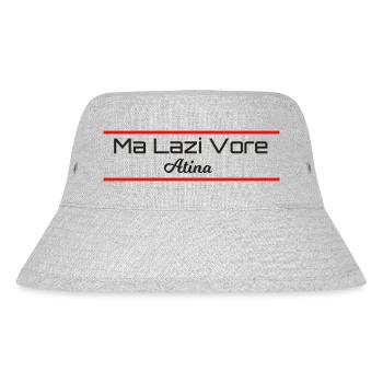 Pazar Atina Rize Lazca Lazisch - Stanley/Stella recycelter Bucket Hat - Grau meliert - Vorne