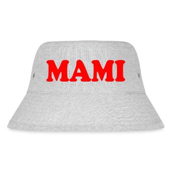Mami - Stanley/Stella recycelter Bucket Hat - Grau meliert - Vorne