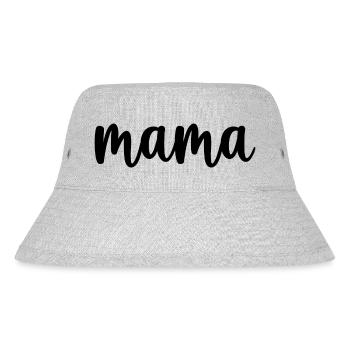 Mama beste Mama - Stanley/Stella recycelter Bucket Hat - Grau meliert - Vorne
