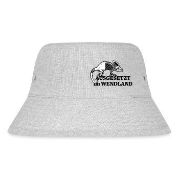 ausgesetztes Chamäleon - Stanley/Stella recycelter Bucket Hat - Grau meliert - Vorne