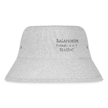 Balancist #New 7 b/w - Stanley/Stella Recycled Bucket Hat - heather grey - Front