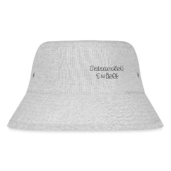 Balancist #1New 3 sw - Stanley/Stella recycelter Bucket Hat - Grau meliert - Vorne