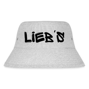 Lieb's - Cooles Design für Liebe und Valentinstag - Stanley/Stella recycelter Bucket Hat - Grau meliert - Vorne