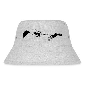 creation of adam - Stanley/Stella Recycled Bucket Hat - heather grey - Front