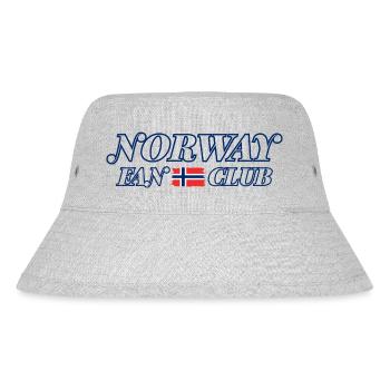 Norway Fan Club - Stanley/Stella Recycled Bucket Hat - heather grey - Front