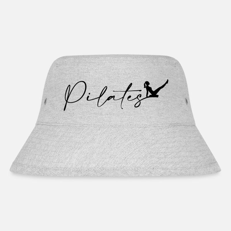 Pilates - Stanley/Stella recycelter Bucket Hat - Grau meliert