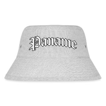 Paname logo: Gothic design with urban style - Stanley/Stella Recycled Bucket Hat - heather grey - Front