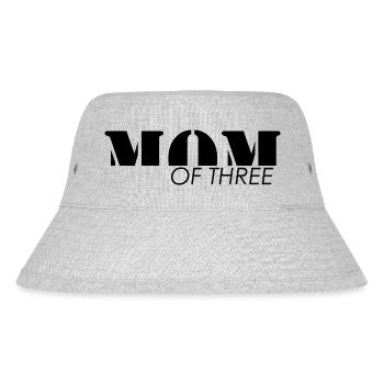 MAMAN - MOM of three childs - Bob recyclé Stanley/Stella - gris chiné - Devant