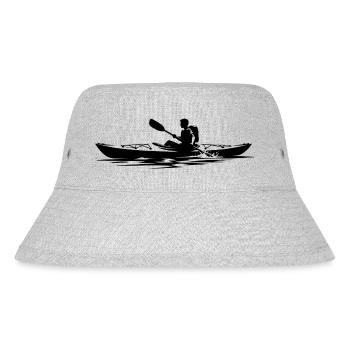 Kanuausrüstung Kayak Boot Kanuclub - Stanley/Stella recycelter Bucket Hat - Grau meliert - Vorne