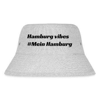 Hamburg - Stanley/Stella recycelter Bucket Hat - Grau meliert - Vorne