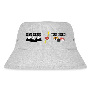 TEAM VS TEAM - Stanley/Stella recycelter Bucket Hat - Grau meliert - Vorne
