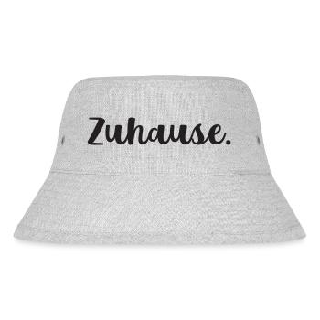Zuhause - Stanley/Stella recycelter Bucket Hat - Grau meliert - Vorne