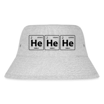 Chemie lustig Chemiker Chemielaborant Labor Helium - Stanley/Stella recycelter Bucket Hat - Grau meliert - Vorne