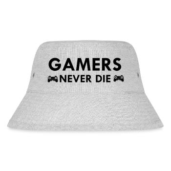 Game Gaming PC - Stanley/Stella recycelter Bucket Hat - Grau meliert - Vorne