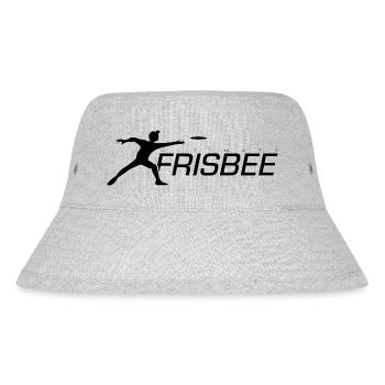 Ultimate Frisbee in black - Stanley/Stella Recycled Bucket Hat - heather grey - Front