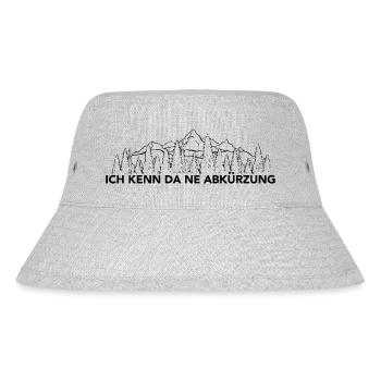 Ich Kenn Da Ne Aburzung - (3) - Stanley/Stella recycelter Bucket Hat - Grau meliert - Vorne