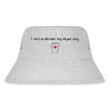 Quote of life - Stanley/Stella Recycled Bucket Hat - heather grey - Front