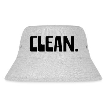 CLEAN - Stanley/Stella recycelter Bucket Hat - Grau meliert - Vorne