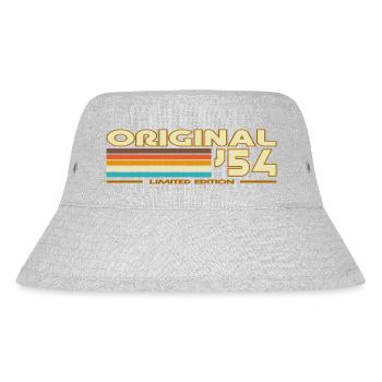 Original 54 Rainbow Retro - Stanley/Stella recycelter Bucket Hat - Grau meliert - Vorne