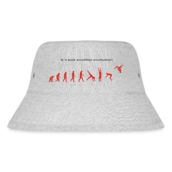 Evolution - Stanley/Stella recycelter Bucket Hat - Grau meliert - Vorne