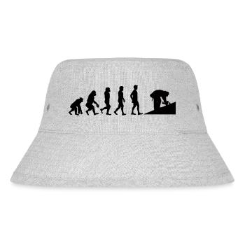 Roofers: Evolution of Roofer's - Stanley/Stella Recycled Bucket Hat - heather grey - Front