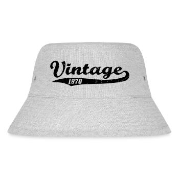 Vintage 1970 - Bob recyclé Stanley/Stella - gris chiné - Devant
