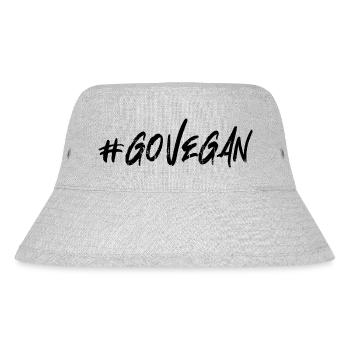 Go vegan - Stanley/Stella Recycled Bucket Hat - heather grey - Front