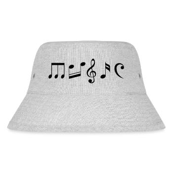 Music Sheet Music - Stanley/Stella Recycled Bucket Hat - heather grey - Front