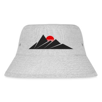 Montagnes Soleil - Bob recyclé Stanley/Stella - gris chiné - Devant