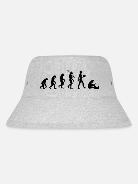 Digital Age Evolution 2024 - Stanley/Stella recycelter Bucket Hat - Grau meliert