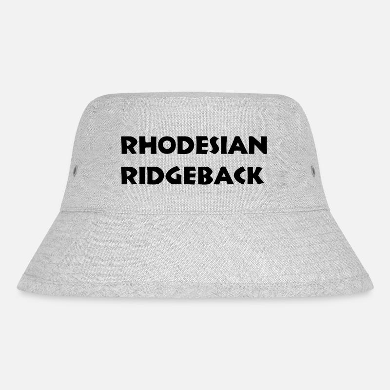 Rhodesian Ridgeback Liegend - Stanley/Stella recycelter Bucket Hat - Grau meliert