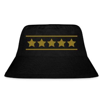 5 star rating Review - Stanley/Stella Recycled Bucket Hat - black - Front