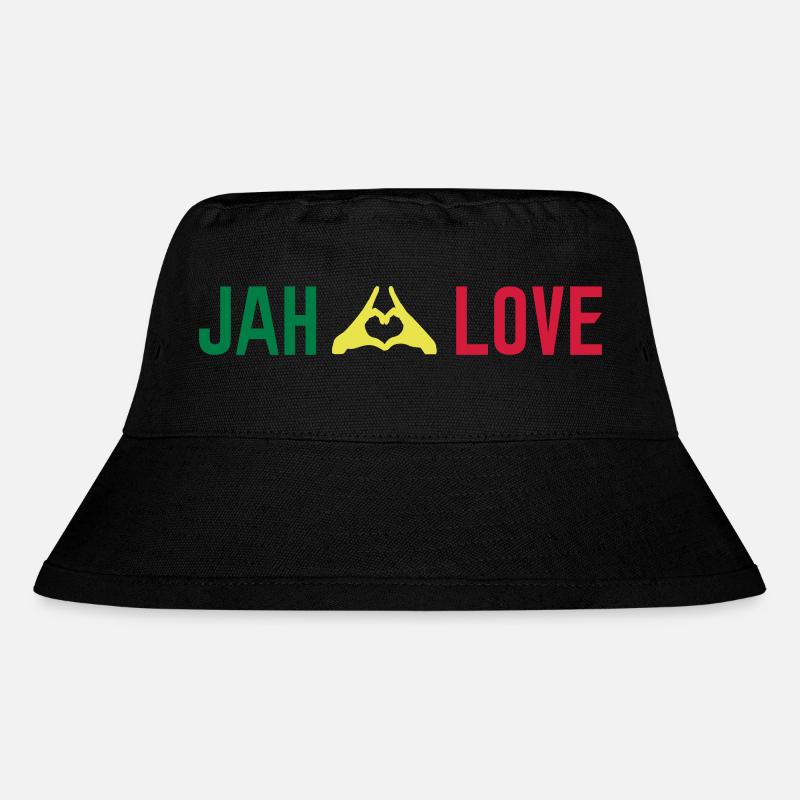 Reggae color - Stanley/Stella Recycled Bucket Hat - black