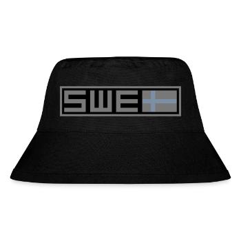 Sweden Tactical Flag - Stanley/Stella Recycled Bucket Hat - black - Front