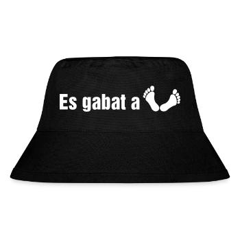Es gabat a Leich - Stanley/Stella recycelter Bucket Hat - Schwarz - Vorne
