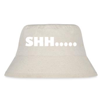 shh - Stanley/Stella Recycled Bucket Hat - natural - Front