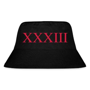 33 - Stanley/Stella Recycled Bucket Hat - black - Front